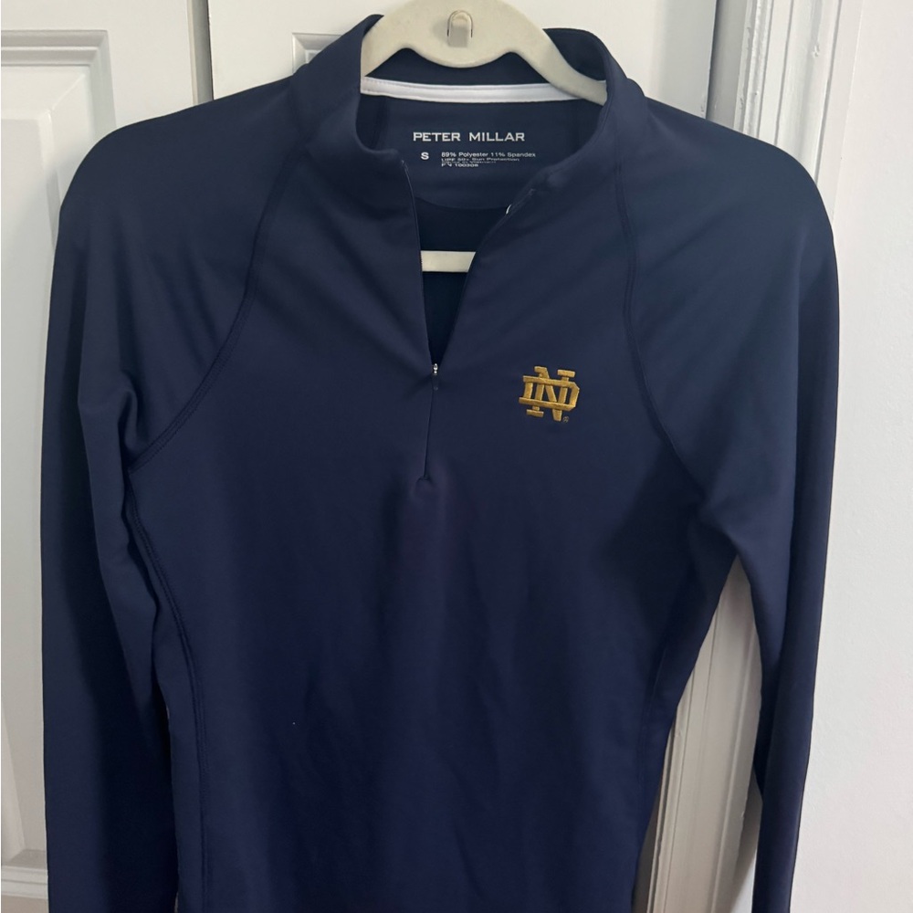 Peter Millar Notre Dame Quarter-Zip